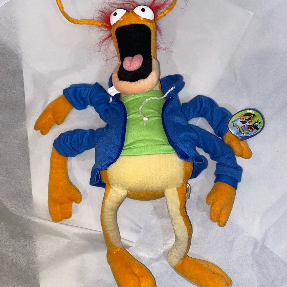 NWT. Very rare PEPE the King prawn from the muppets
